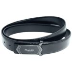 Classic Milano Men's Belt with Formal Plate Buckle